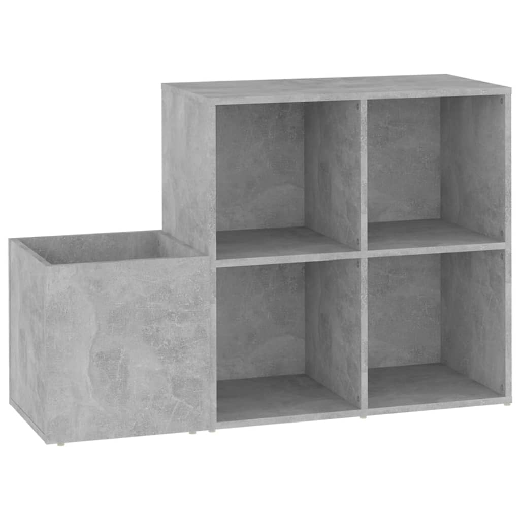 Flur-Schuhschrank 105X35,5X70 Cm Holzwerkstoff Betongrau