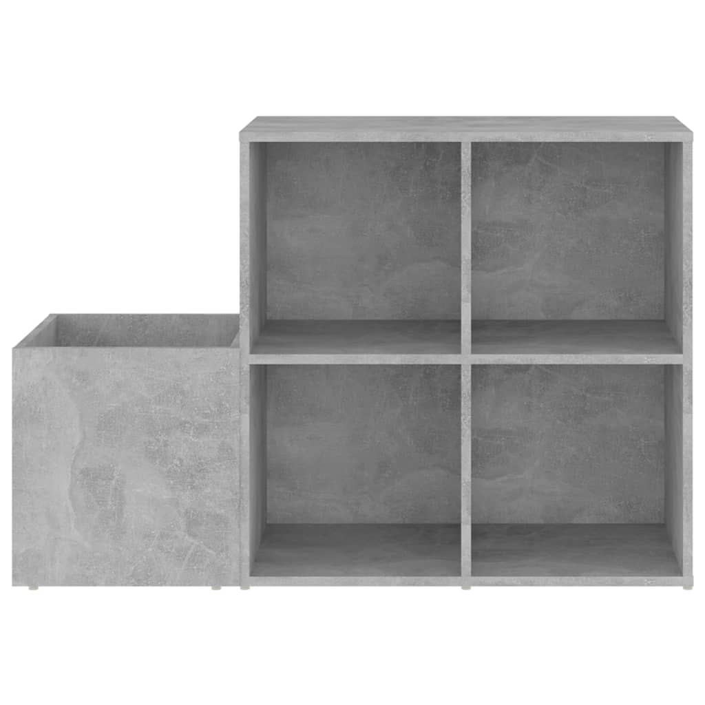 Flur-Schuhschrank 105X35,5X70 Cm Holzwerkstoff Betongrau
