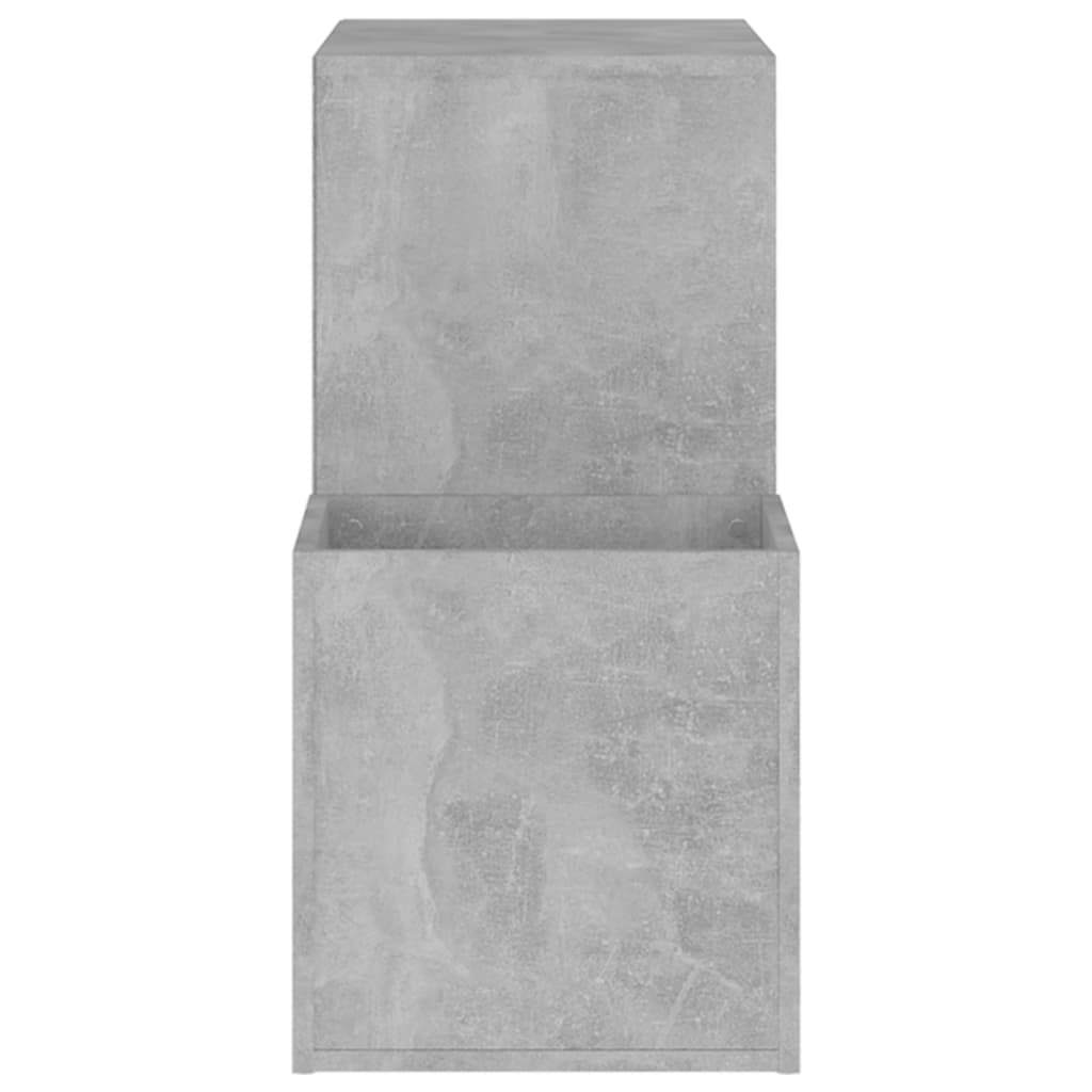 Flur-Schuhschrank 105X35,5X70 Cm Holzwerkstoff Betongrau