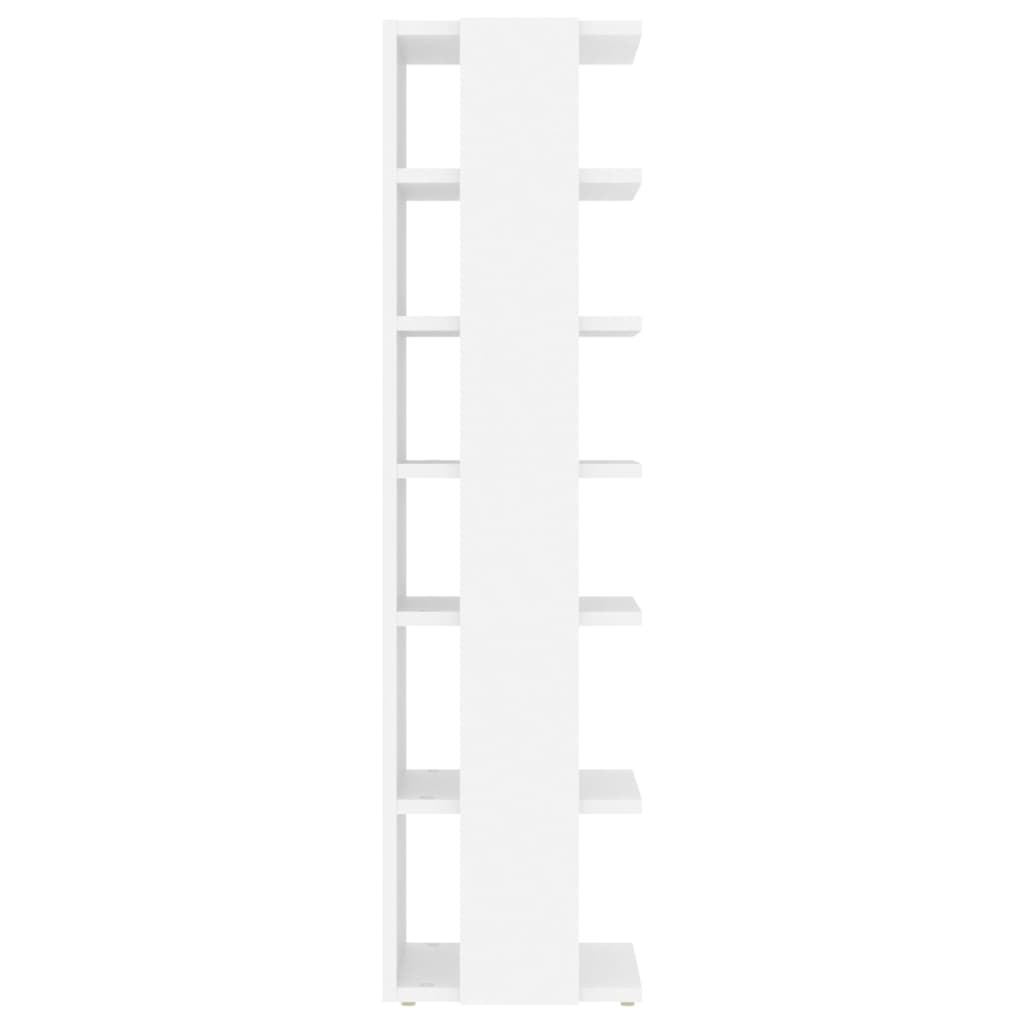 Schuhschrank 27,5X27X102 Cm Holzwerkstoff Weiß