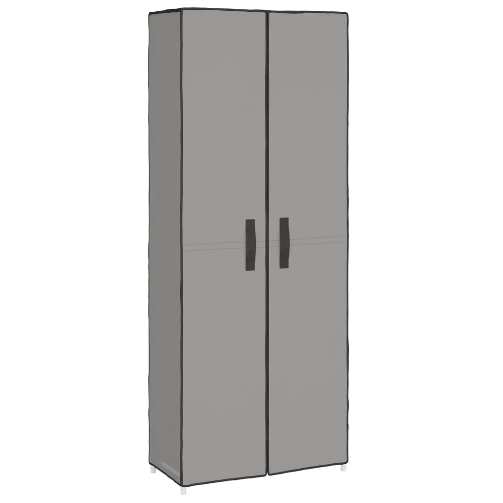 Schuhschrank Stoff Grau