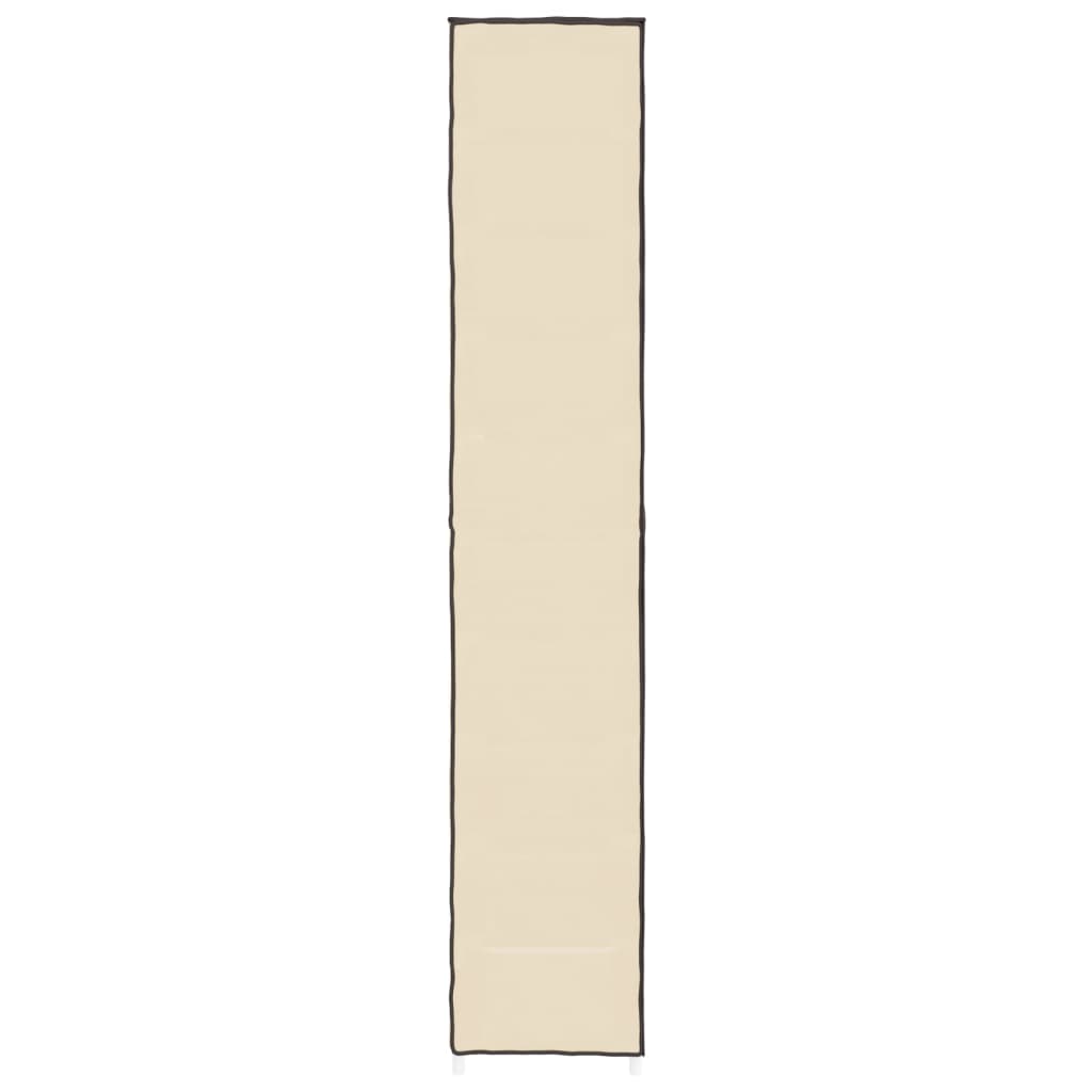 Schuhschrank Stoff Creme