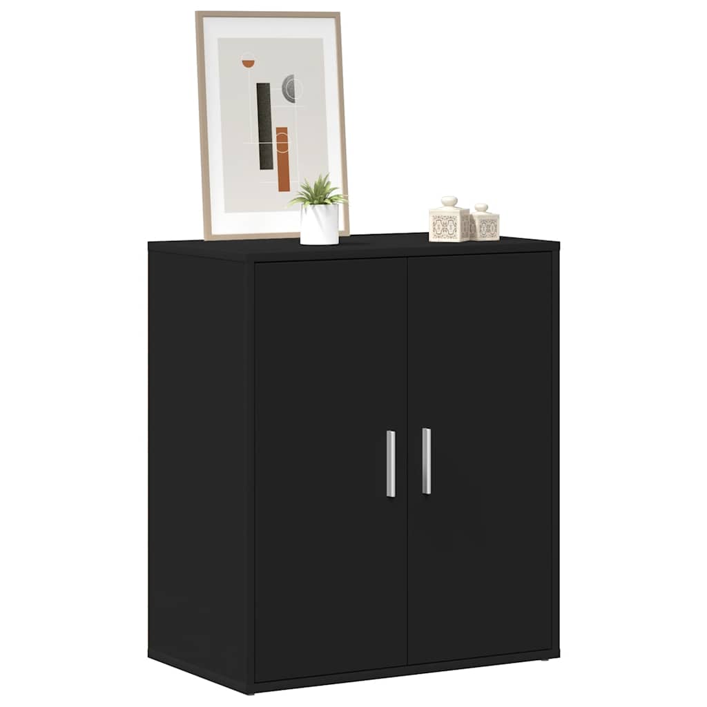 Schuhschrank Holzwerkstoff Schwarz