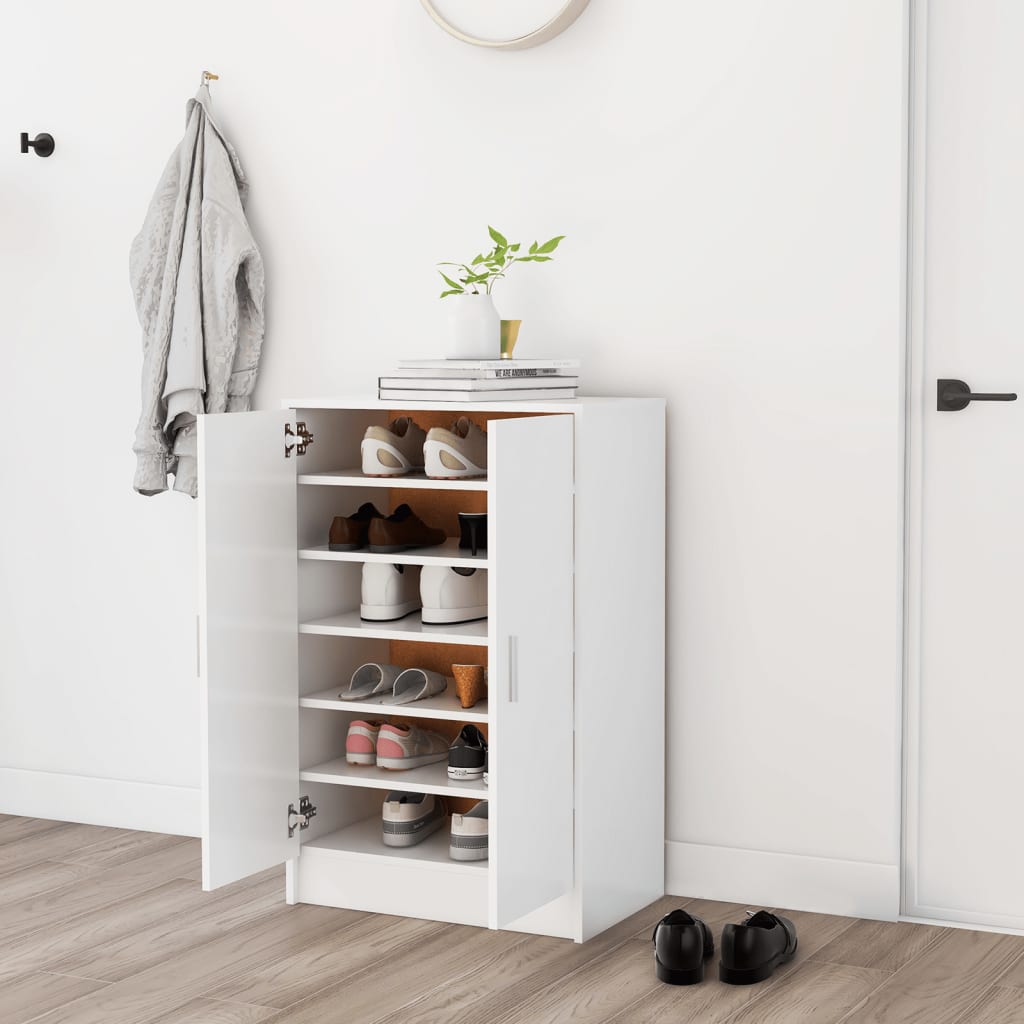 Schuhschrank Holzwerkstoff Weiß