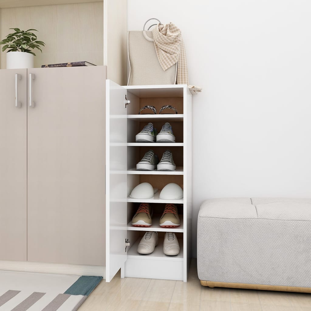 Schuhschrank Holzwerkstoff Weiß