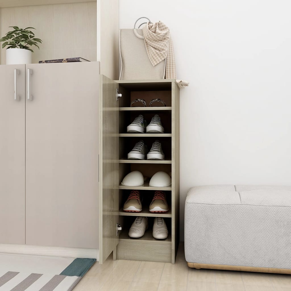 Schuhschrank Sonoma-Eiche Holzwerkstoff Sonoma Eiche