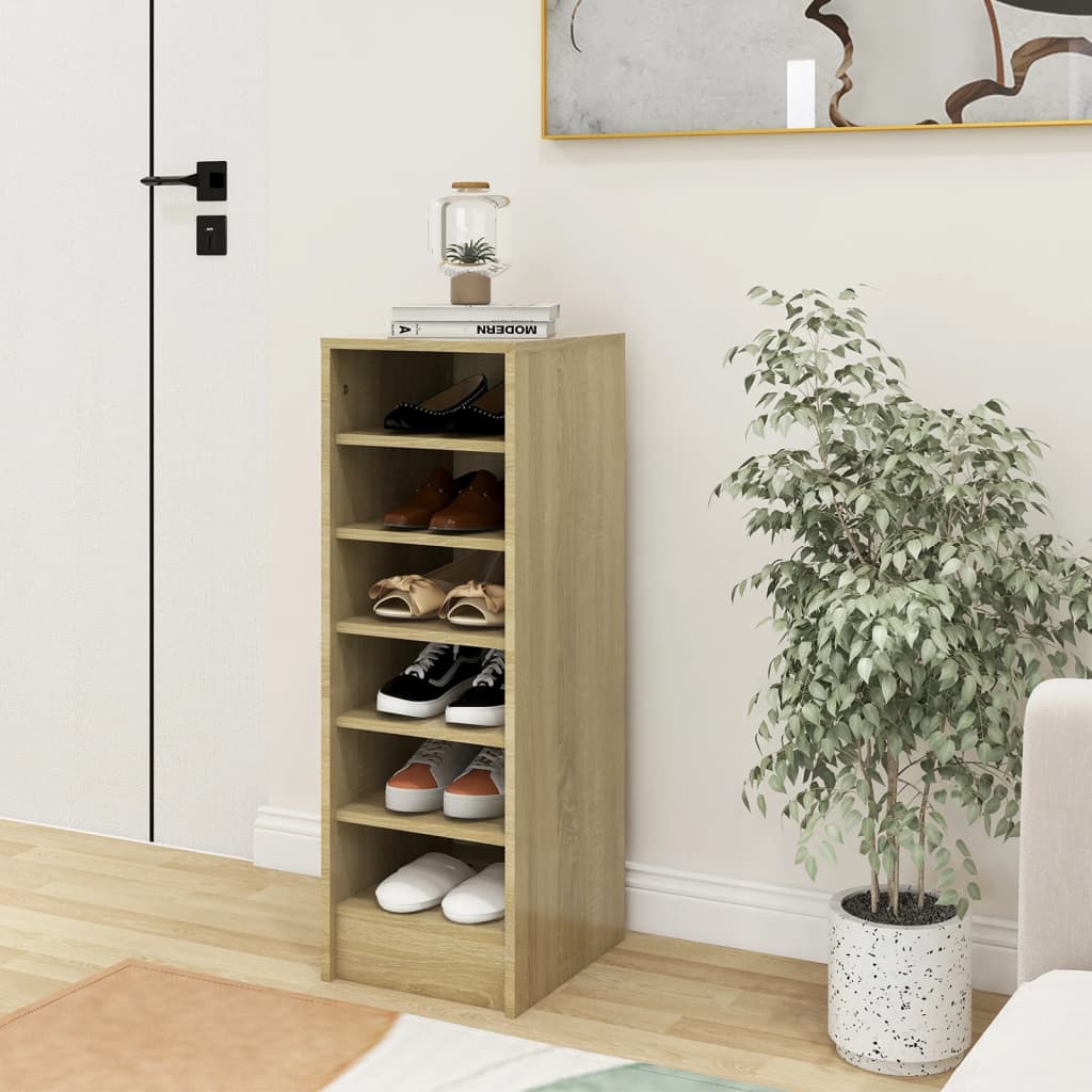 Schuhschrank Sonoma-Eiche Holzwerkstoff Sonoma Eiche