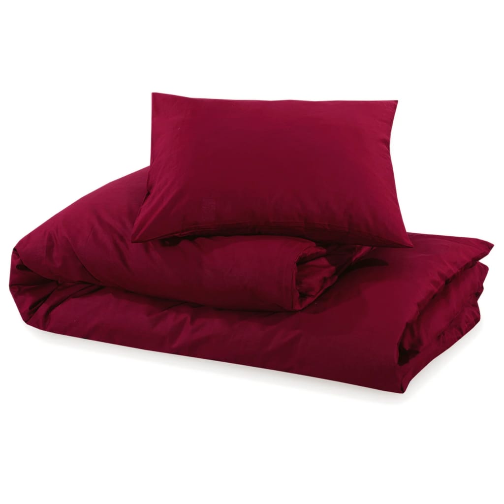Bettwäsche-Set Bordeaux 260X240 Cm Leichte Mikrofaser