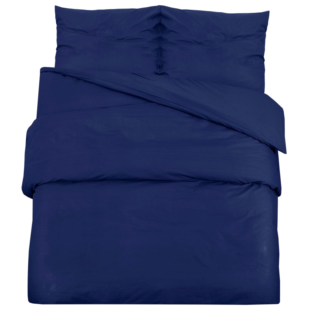 Bettwäsche-Set Marine 140X200 Cm Baumwolle Blau