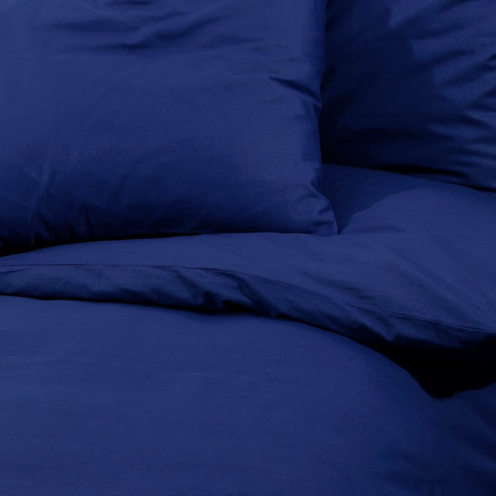 Bettwäsche-Set Marine 140X200 Cm Baumwolle Blau