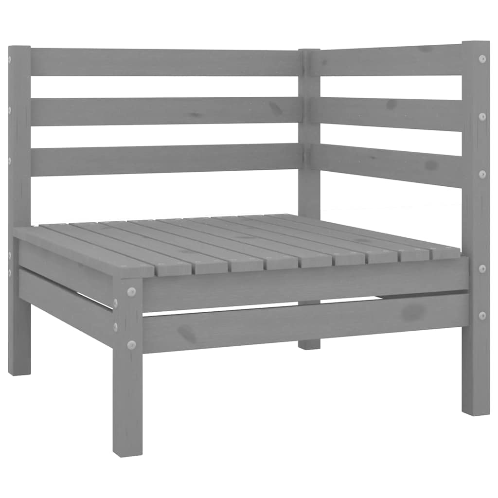 Garten-Mittelsofas 2 Stk. Massivholz Kiefer