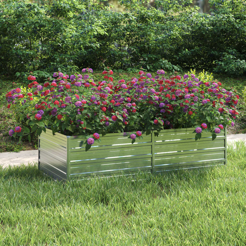 Garten-Hochbeet Verzinkter Stahl N
