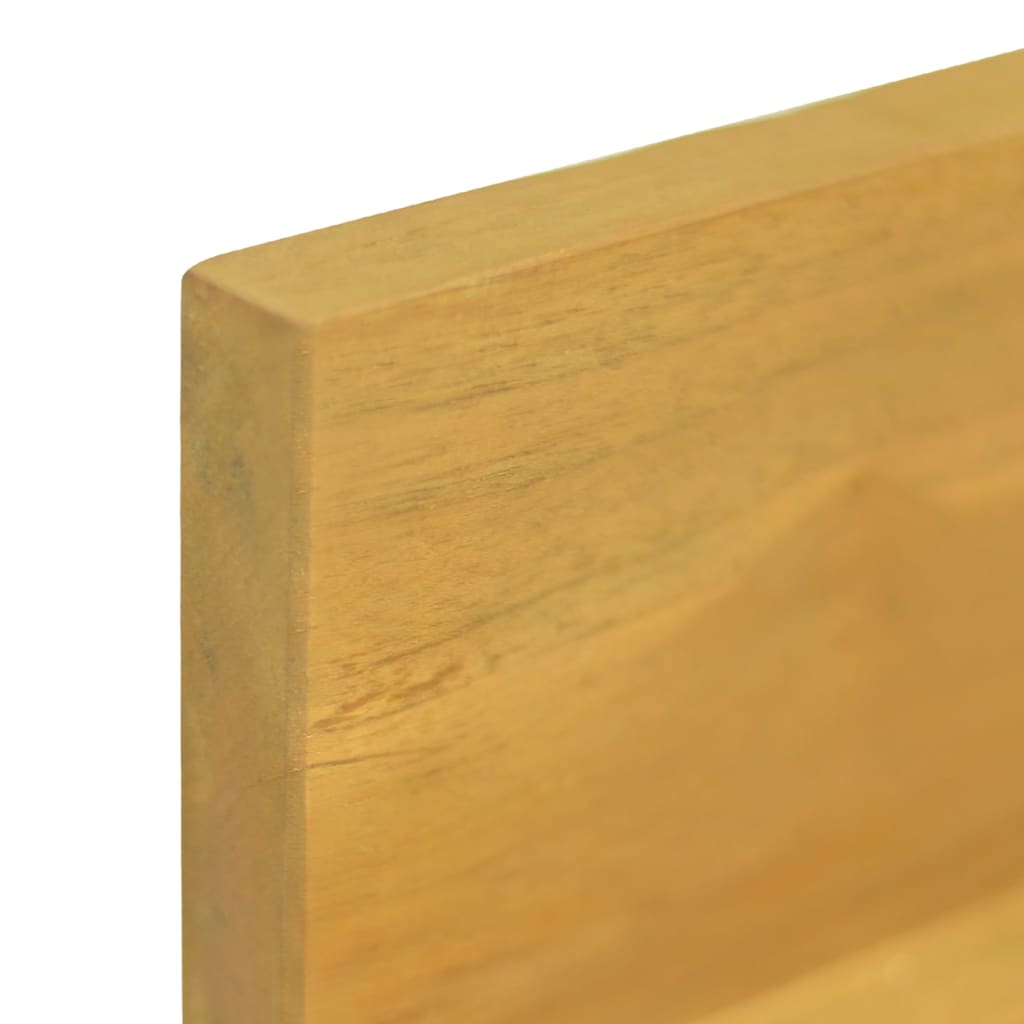 Wandregale 2 Stk. Massivholz Teak