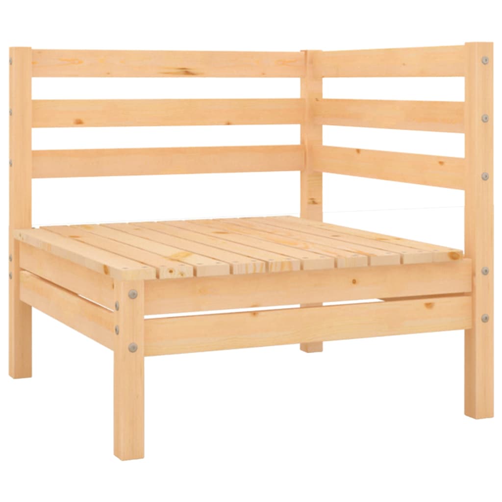 4-Tlg. Garten-Lounge-Set Kiefer Massivholz