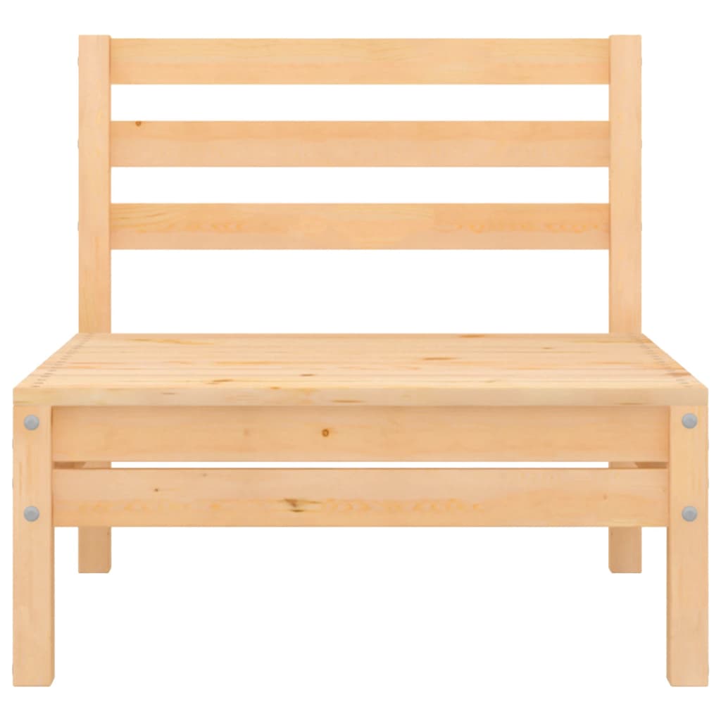 4-Tlg. Garten-Lounge-Set Kiefer Massivholz