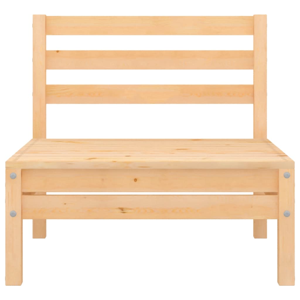 6-Tlg. Garten-Lounge-Set Kiefer Massivholz