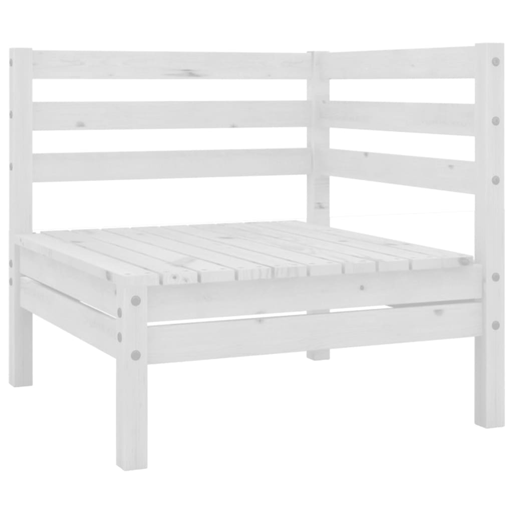 10-Tlg. Garten-Lounge-Set Massivholz Kiefer