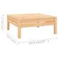 10-Tlg. Garten-Lounge-Set Massivholz Kiefer