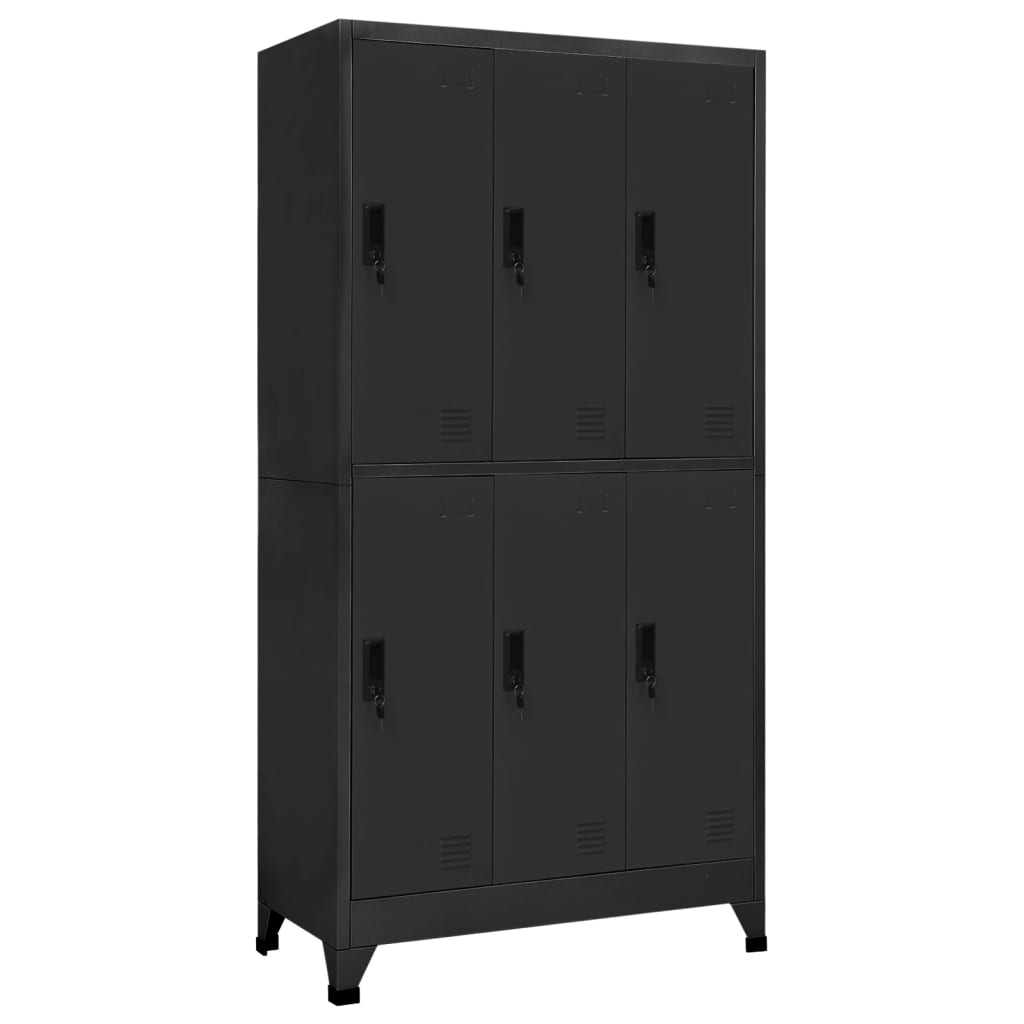 Schließfachschrank 90X40X180 Cm Stahl