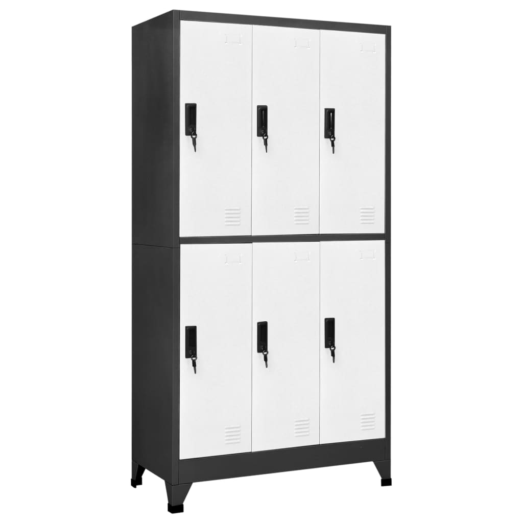 Schließfachschrank 90X40X180 Cm Stahl