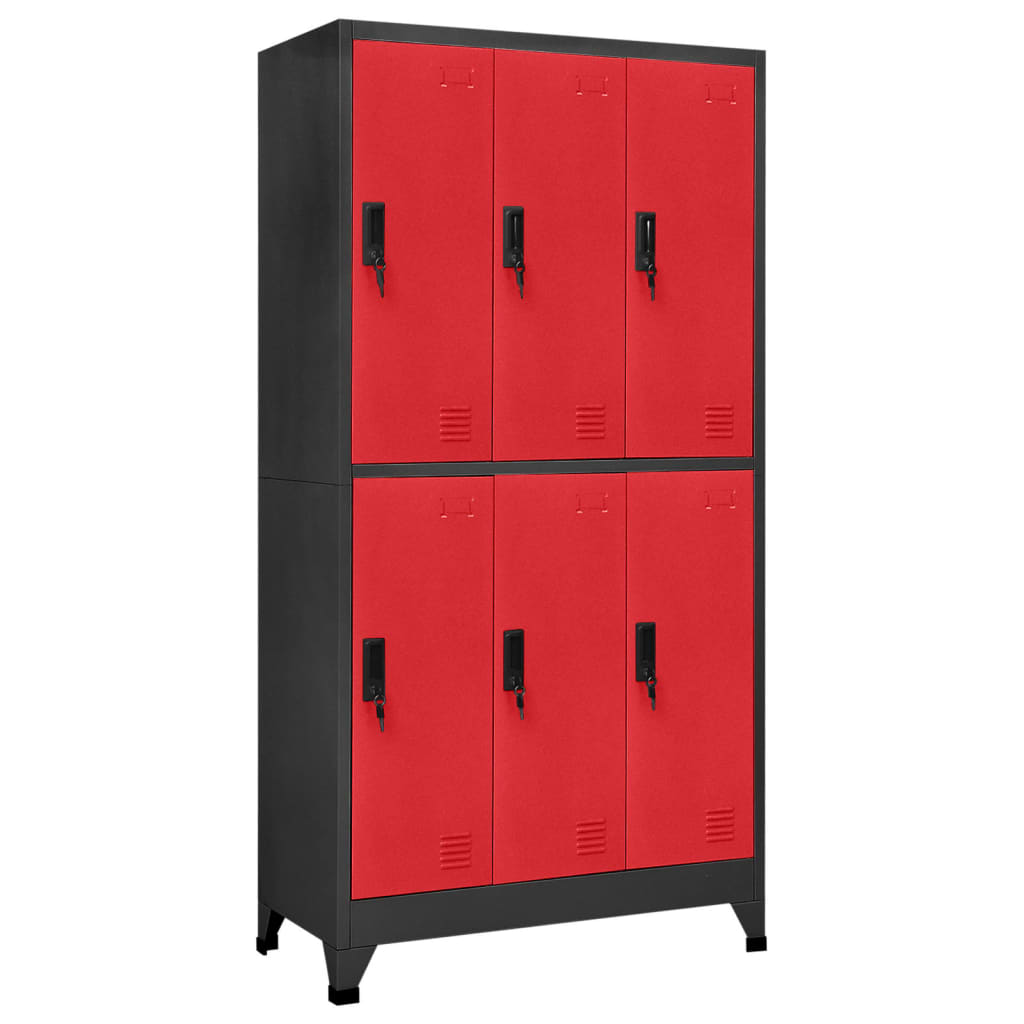 Schließfachschrank 90X40X180 Cm Stahl