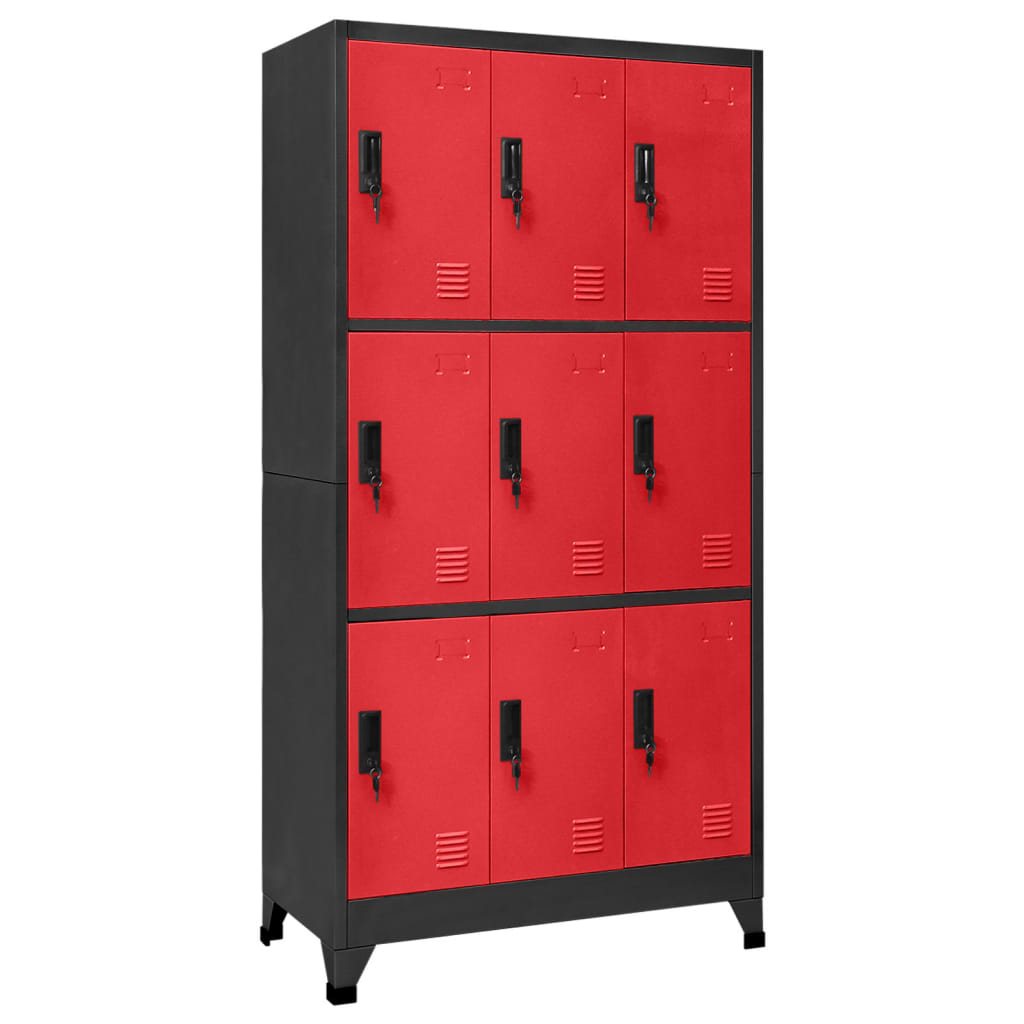Schließfachschrank 90X40X180 Cm Stahl