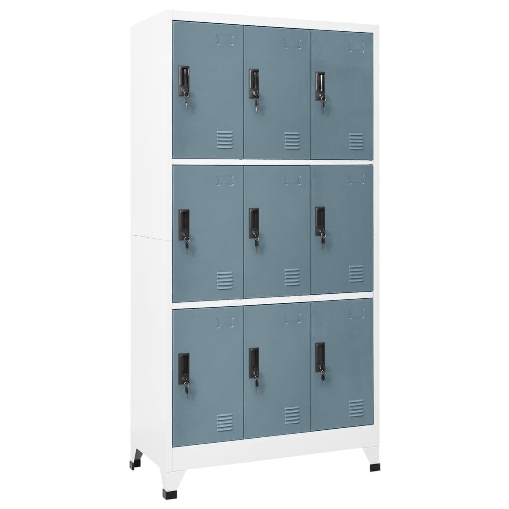 Schließfachschrank 90X40X180 Cm Stahl