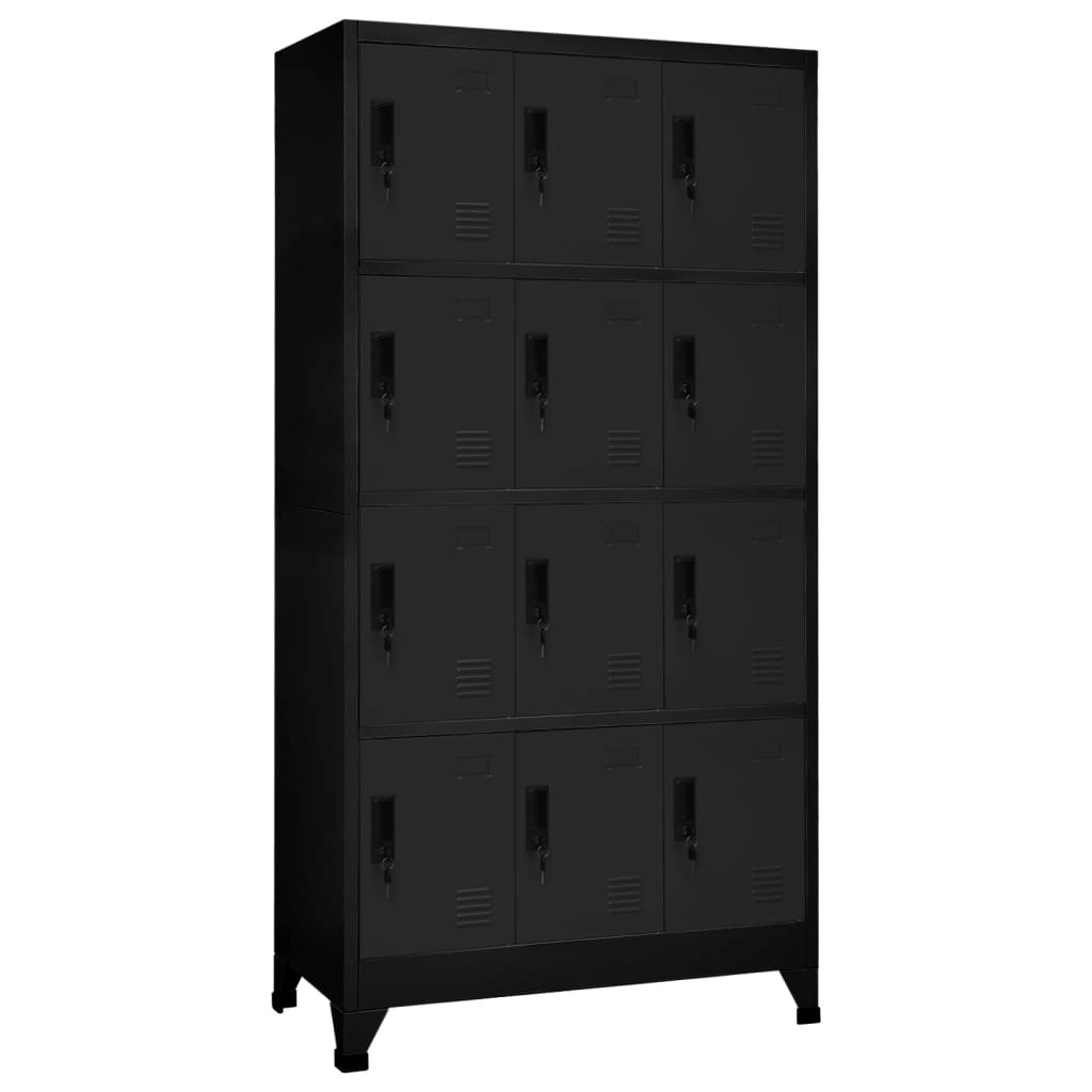 Schließfachschrank 90X40X180 Cm Stahl