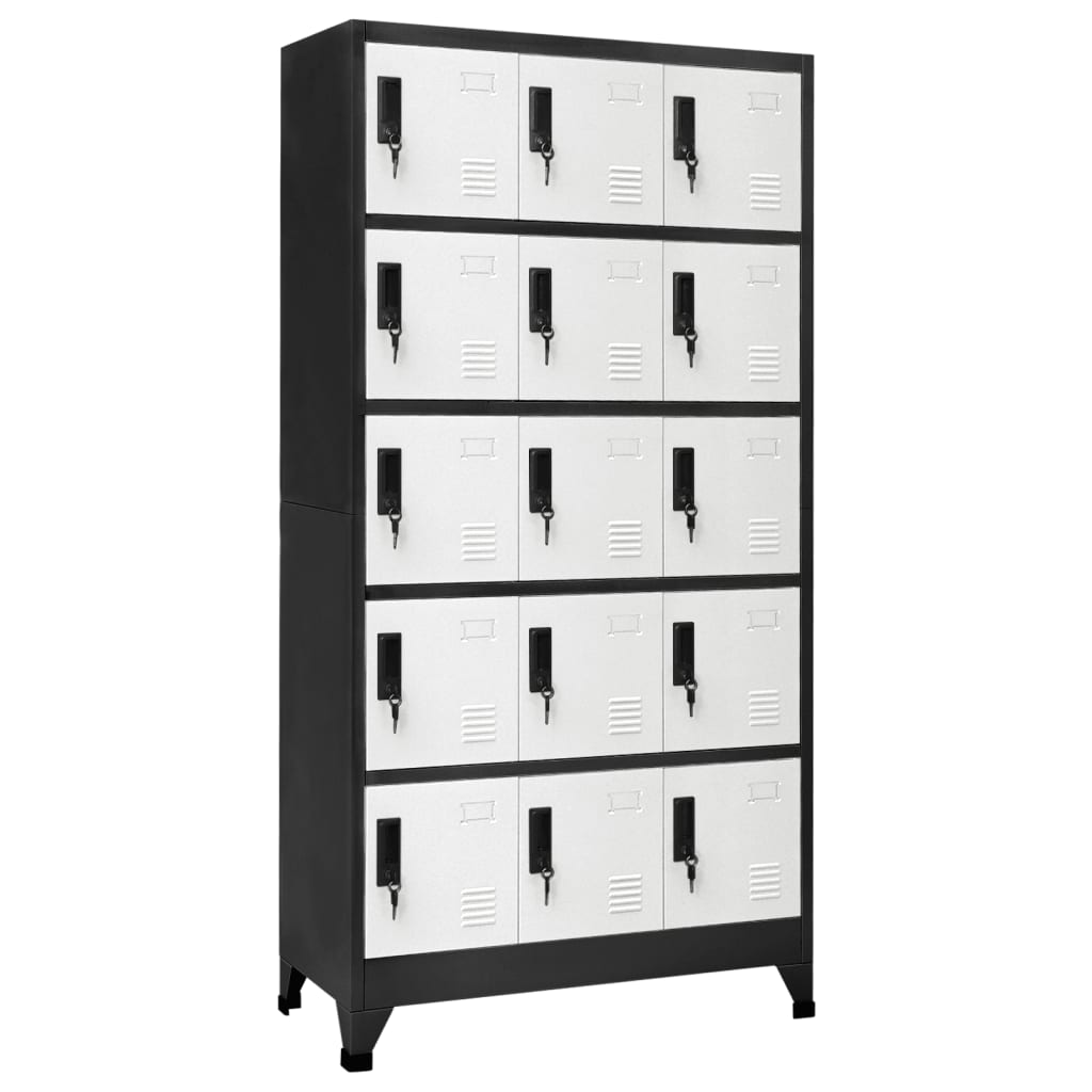 Schließfachschrank 90X40X180 Cm Stahl