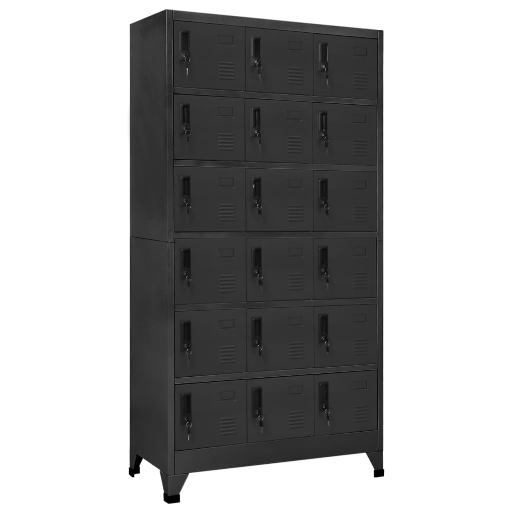 Schließfachschrank 90X40X180 Cm Stahl