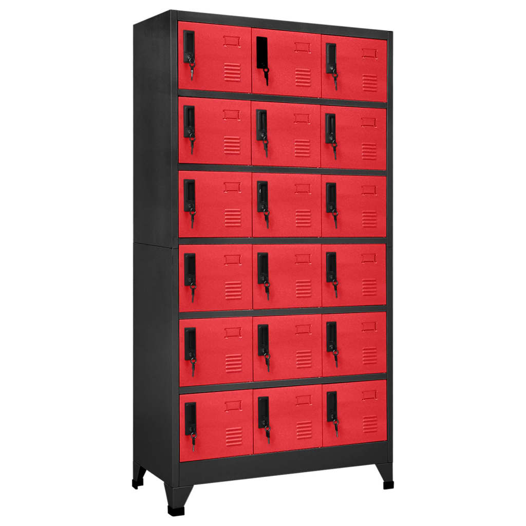 Schließfachschrank 90X40X180 Cm Stahl