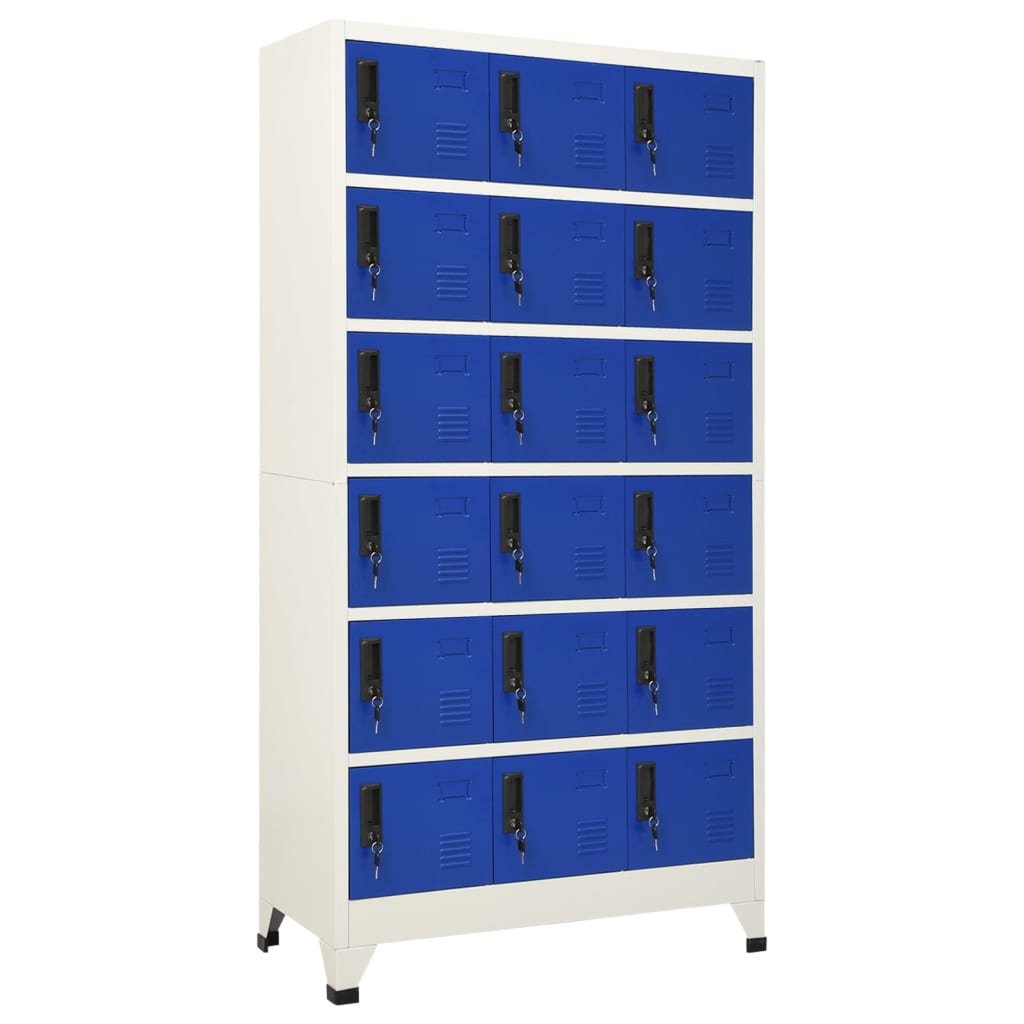 Schließfachschrank 90X40X180 Cm Stahl