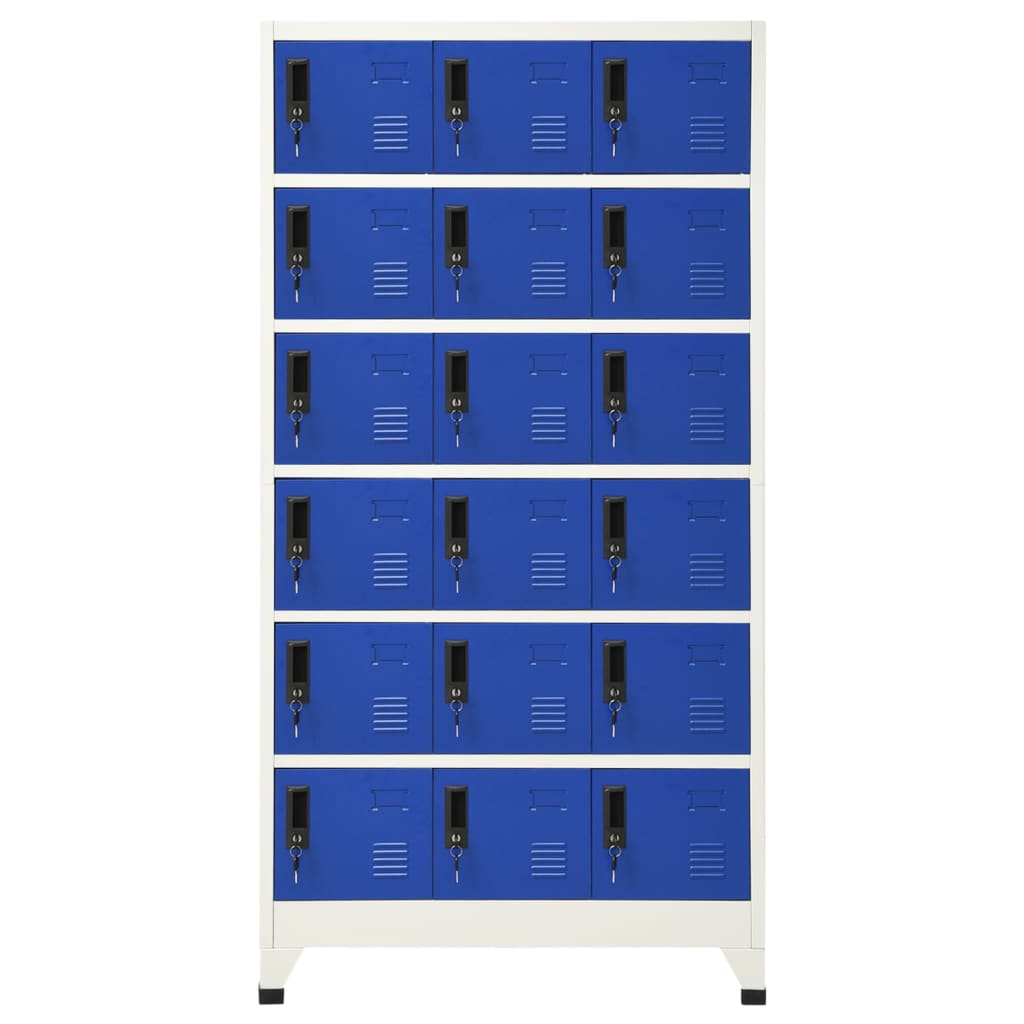 Schließfachschrank 90X40X180 Cm Stahl