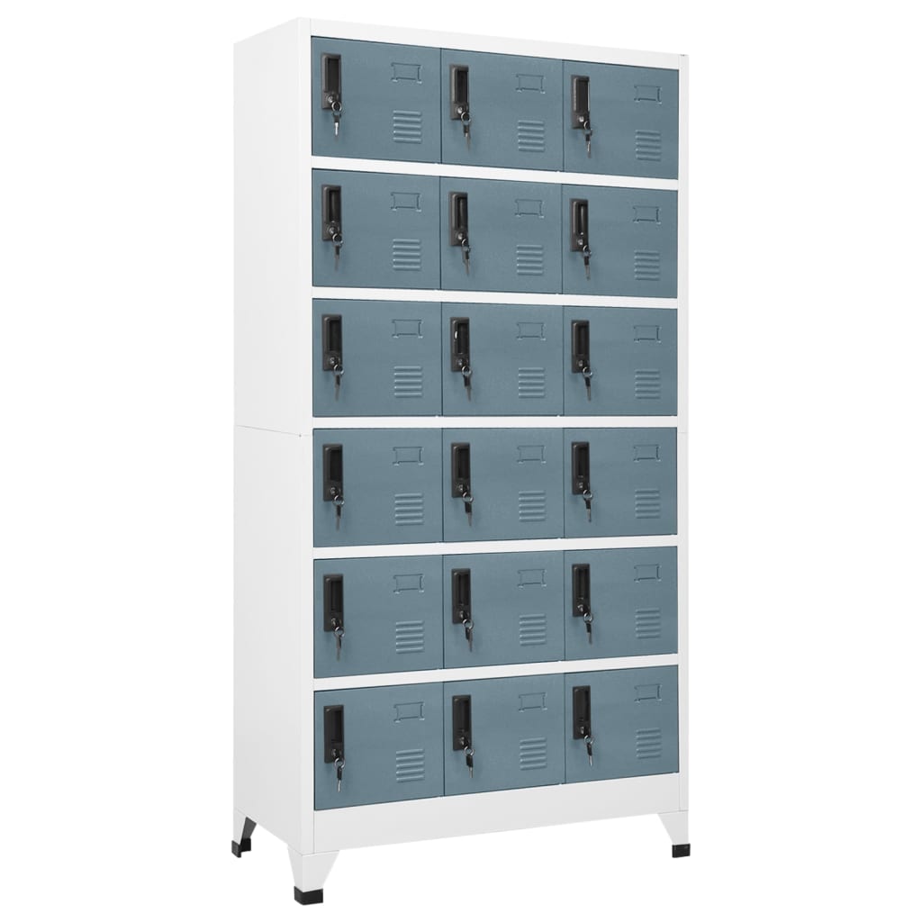 Schließfachschrank 90X40X180 Cm Stahl