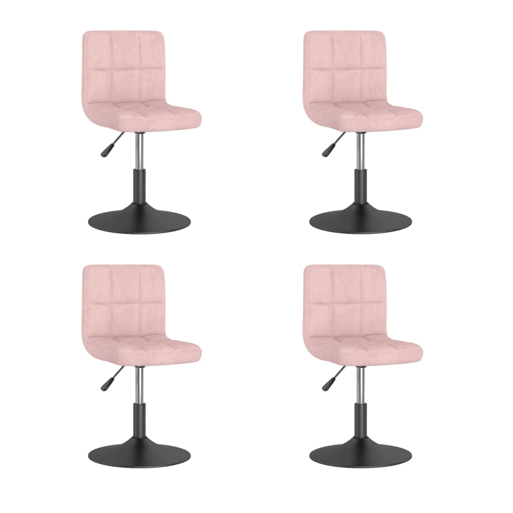 Esszimmerstühle 4 Stk. Drehbar Samt