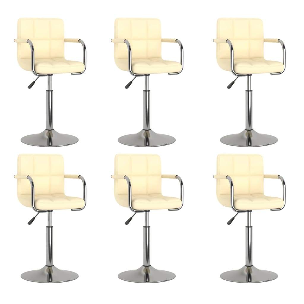 Esszimmerstühle 4 Stk. Drehbar Kunstleder