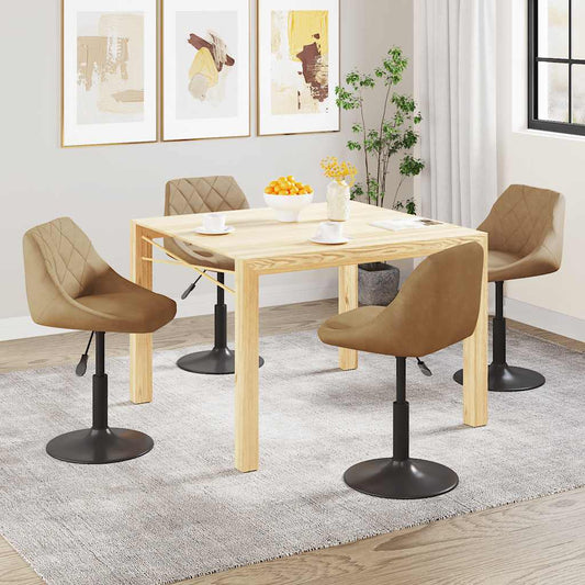 Esszimmerstühle 4 Stk. Drehbar Samt