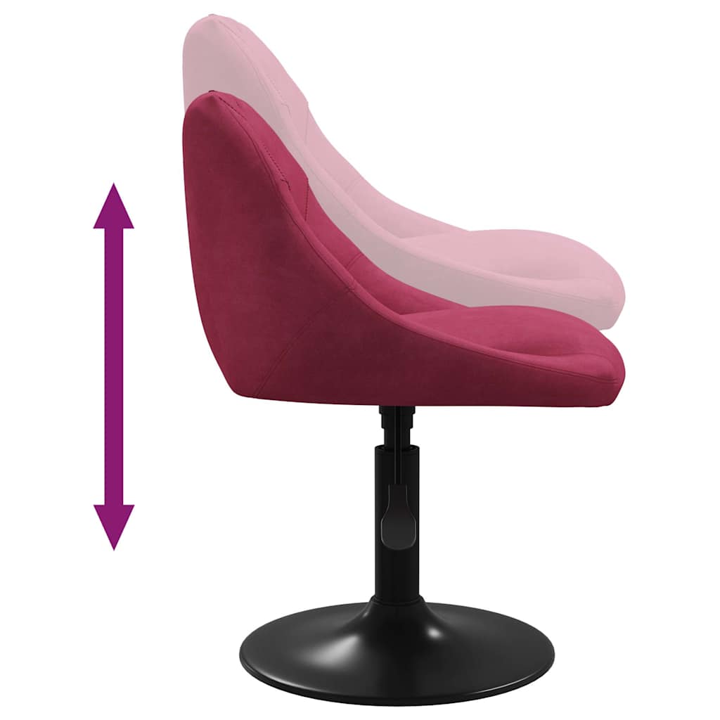 Esszimmerstühle 6 Stk. Drehbar Samt