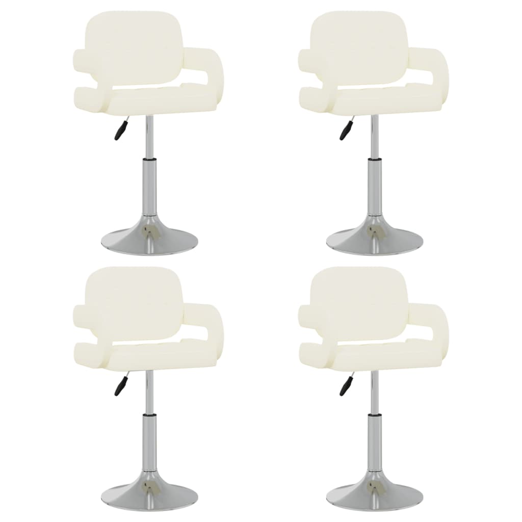 Esszimmerstühle 4 Stk. Drehbar Kunstleder