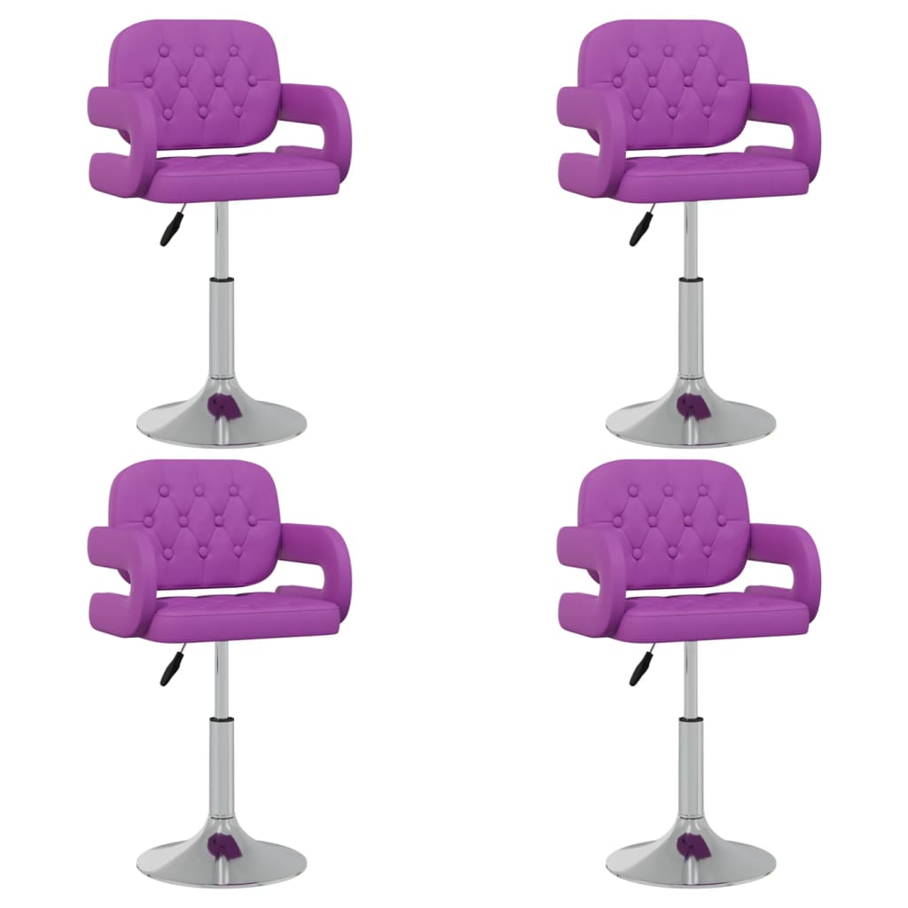 Esszimmerstühle 4 Stk. Drehbar Kunstleder