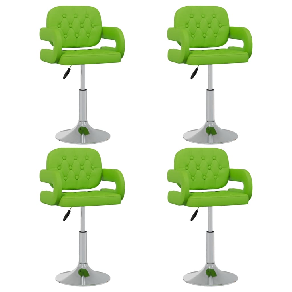 Esszimmerstühle 4 Stk. Drehbar Kunstleder