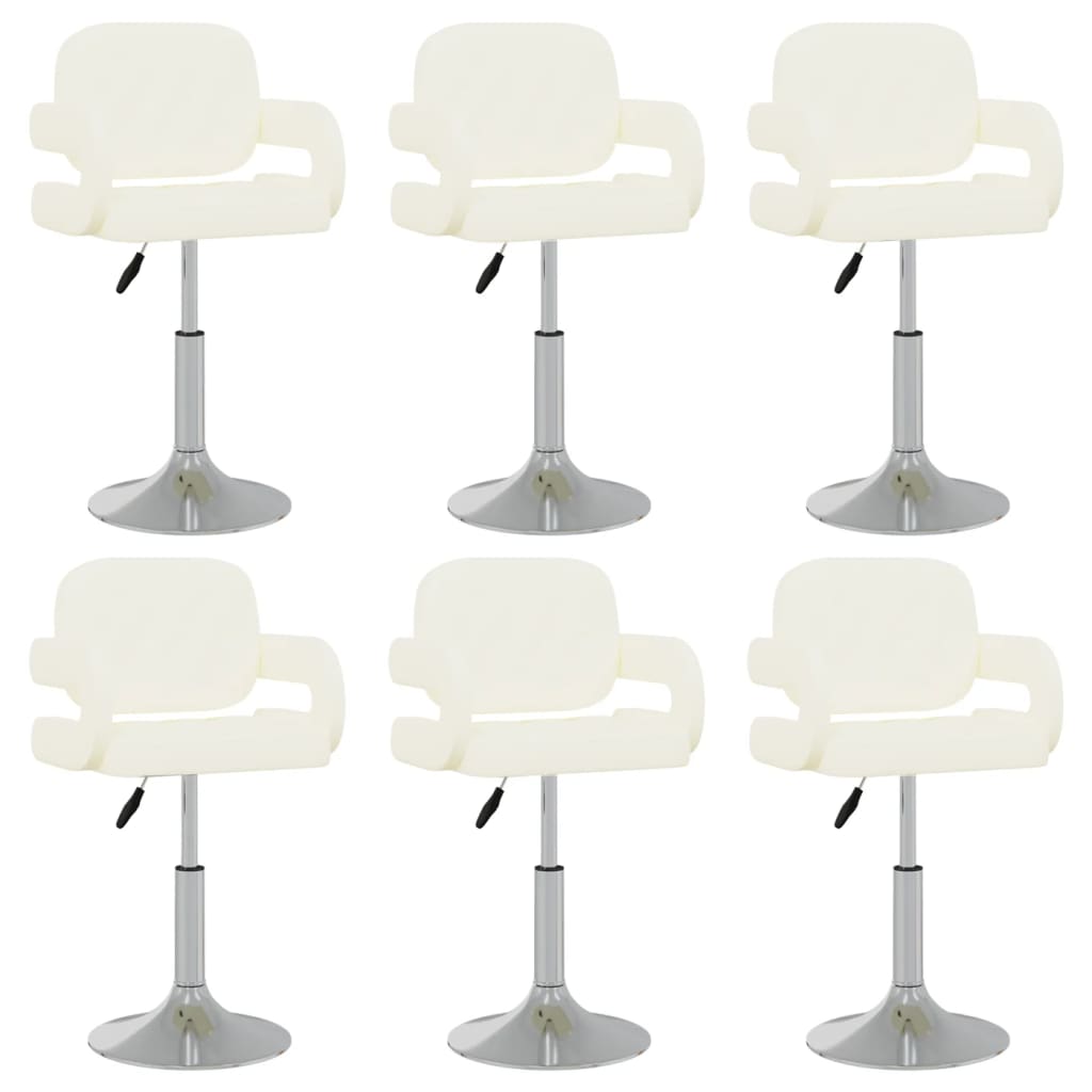 Esszimmerstühle 4 Stk. Drehbar Kunstleder