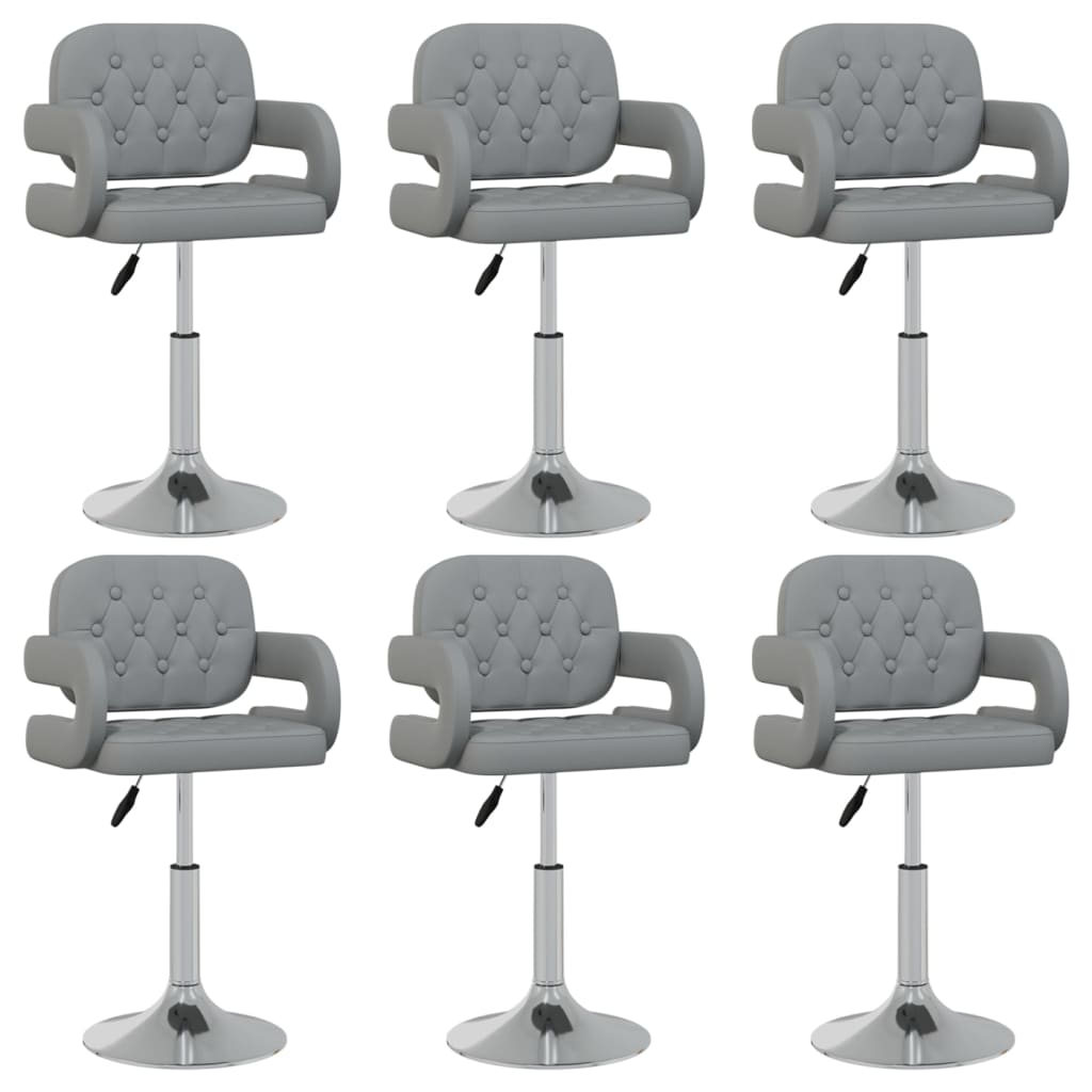 Esszimmerstühle 4 Stk. Drehbar Kunstleder