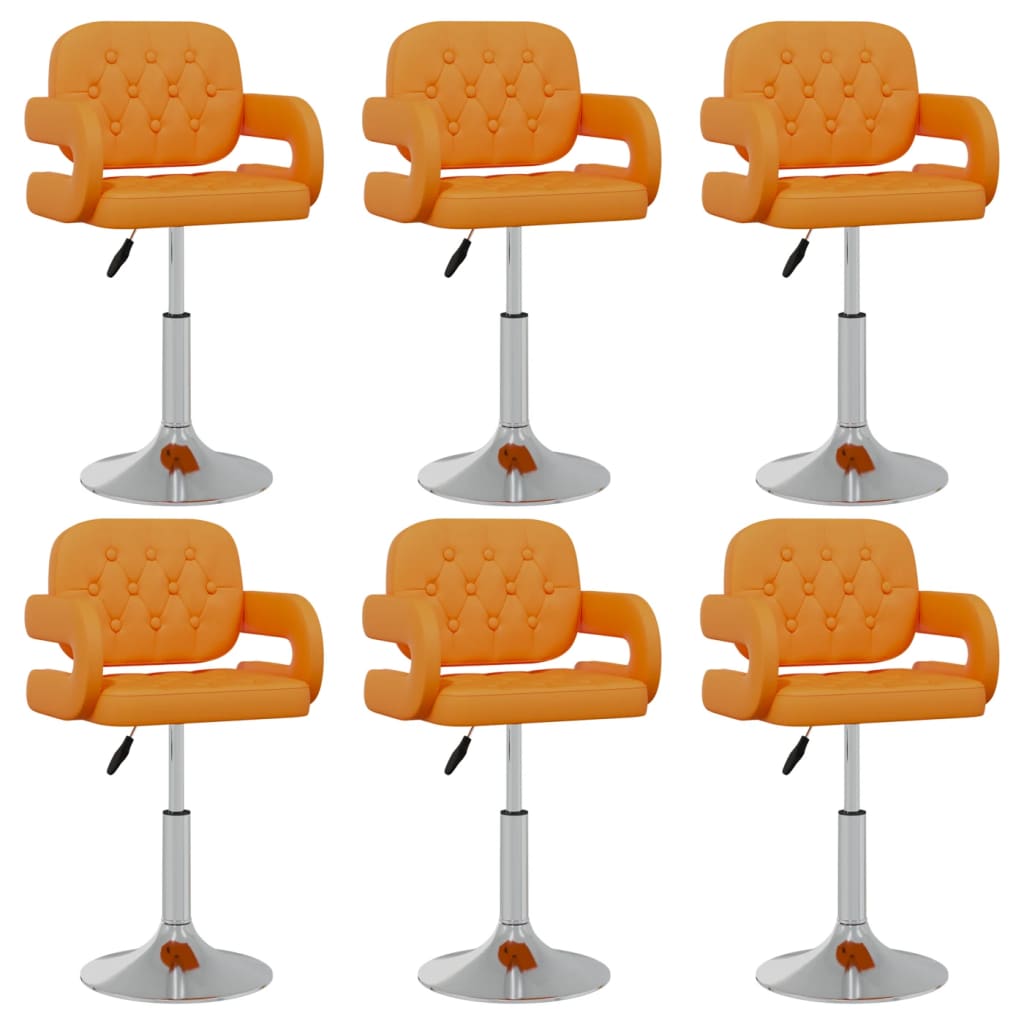 Esszimmerstühle 4 Stk. Drehbar Kunstleder