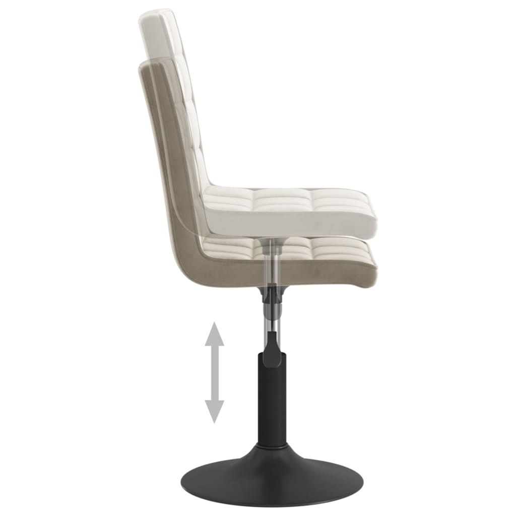 Esszimmerstühle 4 Stk. Drehbar Samt