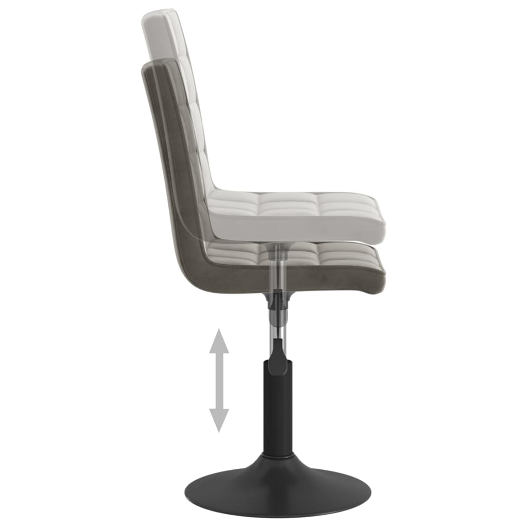 Esszimmerstühle 6 Stk. Drehbar Samt