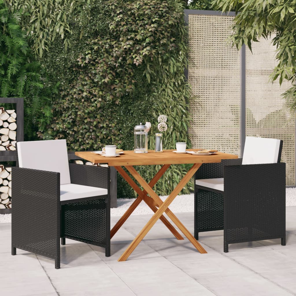 3-Tlg. Garten-Essgruppe Mit Kissen