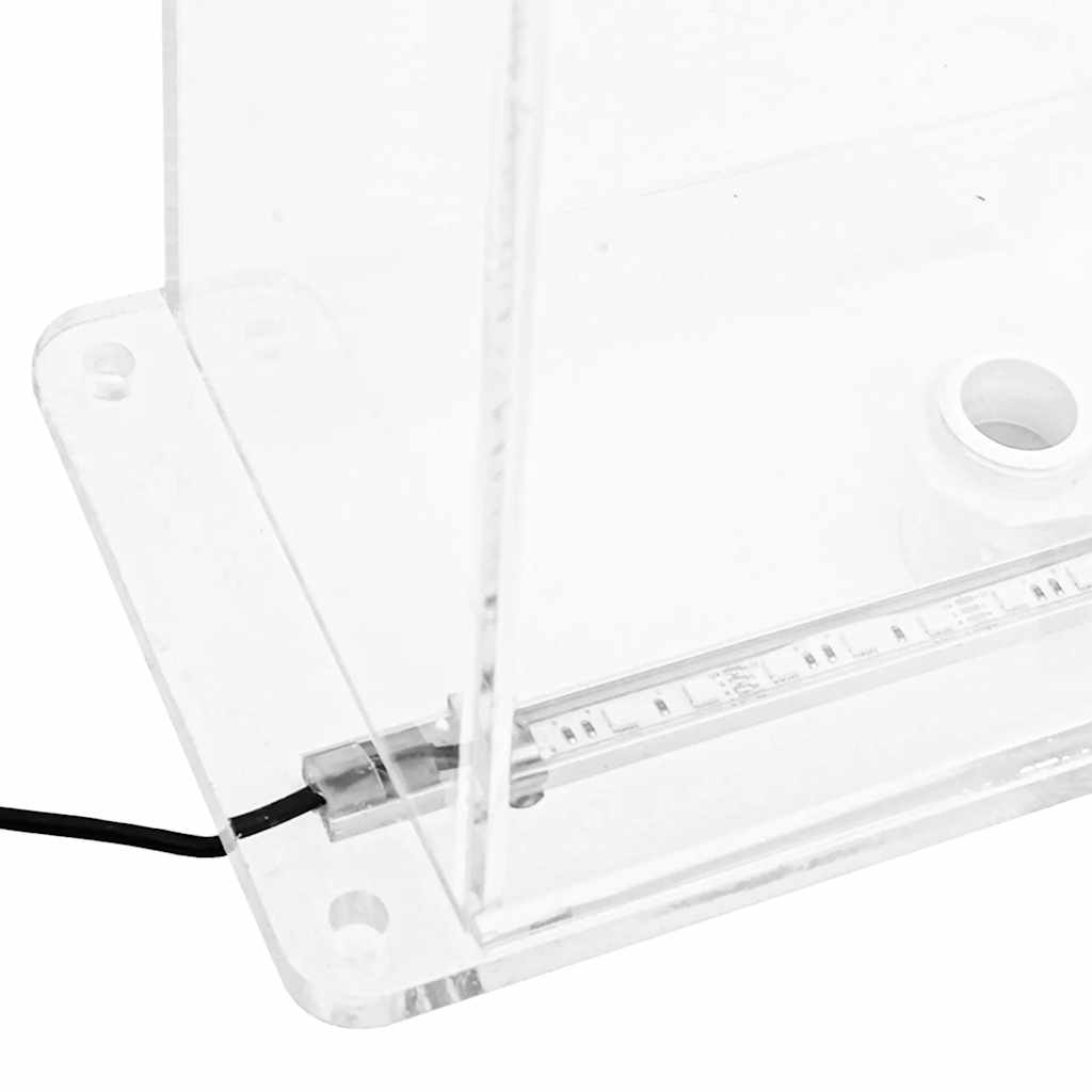 Wasserfall-Element Mit Rgb-Leds Acryl 51 Cm