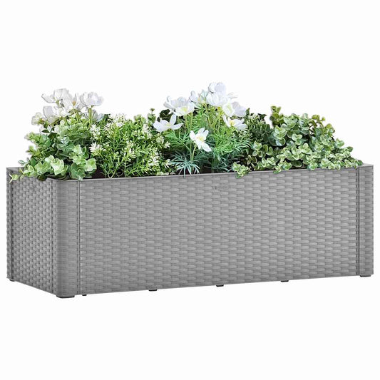 Garten-Hochbeet Mit Selbstbewässerungssystem Grau