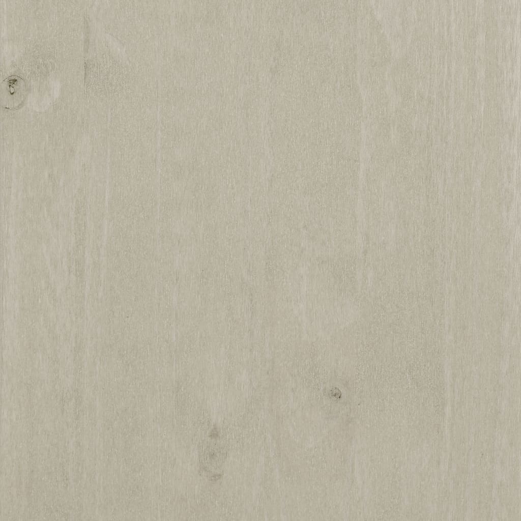 Schuhschrank Hamar 59,5X35X117 Cm Massivholz Kiefer Weiß